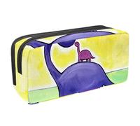 Eslifey Estuche para lápices, diseño de dinosaurios en el bosque de gran capacidad, Multicolor 8, 2.3x8.2x3.9in/6x21x10cm, Estuche de belleza