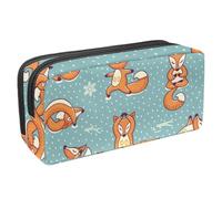 Eslifey Estuche para lápices, diseño de dinosaurios verdes, gran capacidad, bolsa para bolígrafos de papelería, Multicolor 5, 2.3x8.2x3.9in/6x21x10cm, Estuche de belleza