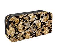 Eslifey Estuche para lápices, diseño de elefante de la tribu india, gran capacidad, bolsa para lápices de papelería, Multicolor 3, 2.3x8.2x3.9in/6x21x10cm, Estuche de belleza