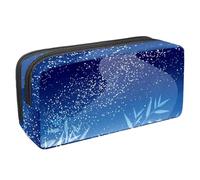 Eslifey Estuche para lápices, diseño de feliz cumpleaños en francés Joyeux Anniversaire, color rosa, gran capacidad, bolsa para lápices, Multicolor 3, 2.3x8.2x3.9in/6x21x10cm, Estuche de belleza