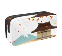 Eslifey Estuche para lápices, diseño de feliz cumpleaños en francés Joyeux Anniversaire, color rosa, gran capacidad, bolsa para lápices, Multicolor 4, 2.3x8.2x3.9in/6x21x10cm, Estuche de belleza