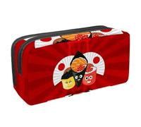 Eslifey Estuche para lápices, diseño de feliz cumpleaños en francés Joyeux Anniversaire, color rosa, gran capacidad, bolsa para lápices, Multicolor 6, 2.3x8.2x3.9in/6x21x10cm, Estuche de belleza