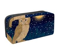 Eslifey Estuche para lápices, diseño de flores de pavo real, gran capacidad, bolsa para bolígrafos de papelería, Multicolor 10, 2.3x8.2x3.9in/6x21x10cm, Estuche de belleza