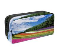 Eslifey Estuche para lápices, diseño de huesos de perro salchicha de gran capacidad, bolsa para bolígrafos de papelería, Multicolor 4, 2.3x8.2x3.9in/6x21x10cm, Estuche de belleza