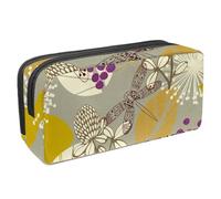 Eslifey Estuche para lápices, diseño de pavo real de gran capacidad, Multicolor 8, 2.3x8.2x3.9in/6x21x10cm, Estuche de belleza