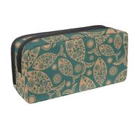 Eslifey Estuche para lápices, diseño de silueta de huesos de perro, gran capacidad, bolsa para bolígrafos de papelería, Multicolor 6, 2.3x8.2x3.9in/6x21x10cm, Estuche de belleza