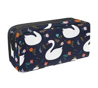 Eslifey Estuche para lápices, diseño de vector de acuarela con flores, rosas y cactus, patrón tropical brillante, gran capacidad, bolsa para lápices de papelería, Multicolor 10,