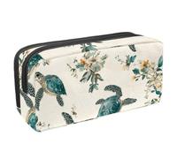 Eslifey Estuche para lápices, diseño steampunk dorado, gran capacidad, bolsa para bolígrafos de papelería, Multicolor 3, 2.3x8.2x3.9in/6x21x10cm, Estuche de belleza