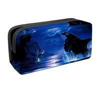 Eslifey Estuche para lápices, estuche étnico azteca de la India americana de gran capacidad para lápices de papelería, Multicolor 7, 2.3x8.2x3.9in/6x21x10cm, Estuche de belleza