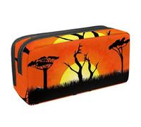 Eslifey Estuche para lápices, estuche étnico azteca de la India americana de gran capacidad para lápices de papelería, Multicolor 4, 2.3x8.2x3.9in/6x21x10cm, Estuche de belleza