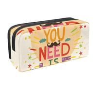 Eslifey Estuche para lápices, estuche étnico azteca de la India americana de gran capacidad para lápices de papelería, Multicolor 2, 2.3x8.2x3.9in/6x21x10cm, Estuche de belleza