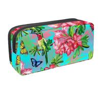 Eslifey Estuche para lápices, hermoso diseño floral de pavo real, gran capacidad, bolsa para bolígrafos de papelería, Multicolor 9, 2.3x8.2x3.9in/6x21x10cm, Estuche de belleza