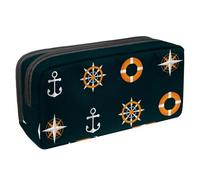 Eslifey Estuche para lápices, Love is The Anchor de gran capacidad, estuche para bolígrafos de papelería, Multicolor 4, 2.3x8.2x3.9in/6x21x10cm, Estuche de belleza