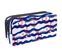 Eslifey Estuche para lápices, Love is The Anchor de gran capacidad, estuche para bolígrafos de papelería, Multicolor 9, 2.3x8.2x3.9in/6x21x10cm, Estuche de belleza