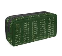 Eslifey Estuche para lápices, multiplicación de matemáticas, gran capacidad, bolsa para lápices de papelería, Multicolor 1, 2.3x8.2x3.9in/6x21x10cm, Estuche de belleza