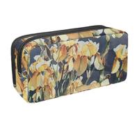 Eslifey Estuche para lápices, piedras Zen y bambú de gran capacidad, estuche para lápices de papelería, Multicolor 5, 2.3x8.2x3.9in/6x21x10cm, Estuche de belleza