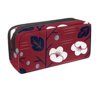 Eslifey Estuche para lápices, un restaurante tradicional japonés de gran capacidad, bolsa para lápices de papelería, Multicolor 2, 2.3x8.2x3.9in/6x21x10cm, Estuche de belleza