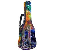 Eslifey Funda para guitarra acústica Day of The Dead Horse con correa ajustable para el hombro, funda para guitarra de 40, 41, 42 pulgadas, color 7, 42.9x16.9x4.7 in, Clásico