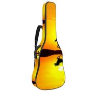 Eslifey Funda para guitarra acústica Day of The Dead Horse con correa de hombro ajustable, funda para guitarra de 40 41 42 pulgadas, Color 9, 42.9x16.9x4.7 in