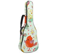 Eslifey Funda para guitarra acústica, diseño de calavera tribal india, correa ajustable para el hombro, funda para guitarra de 40, 41, 42 pulgadas, Multicolor 5, 42.9x16.9x4.7 in, Organizador de