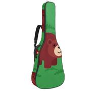 Eslifey Funda para guitarra acústica, diseño de calavera tribal india, correa ajustable para el hombro, funda para guitarra de 40, 41, 42 pulgadas, Multicolor 2, 42.9x16.9x4.7 in, Organizador de