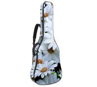 Eslifey Funda para guitarra acústica, diseño de calavera tribal india, correa ajustable para el hombro, funda para guitarra de 40, 41, 42 pulgadas, Multicolor 10, 42.9x16.9x4.7 in, Organizador de
