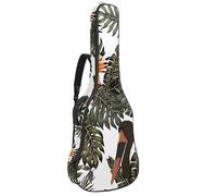 Eslifey Funda para guitarra acústica, diseño de mariposas o polillas, diseño de arte y espiritualidad, correa de hombro ajustable, funda para guitarra de 40, 41, 42 pulgadas, Color 9, 42.9x16.9x4.7 in
