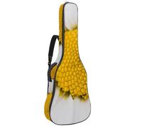 Eslifey Funda para guitarra acústica, leyendas de mitos chinos, dragón, rojo, azul marino, correa ajustable para el hombro, funda para guitarra, funda para concierto de 40, 41, 42 pulgadas, Multicolor