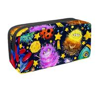 Eslifey Magma Lava - Estuche para lápices de gran capacidad, Multicolor 3, 2.3x8.2x3.9in/6x21x10cm, Estuche de belleza