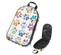 Eslifey Pandas - Bolsa organizadora de utensilios de cocina de viaje para camping, bolsa de almacenamiento portátil para barbacoa, campamento, utensilios de cocina, Multicolor 9, 14.7x8.74x2.17in