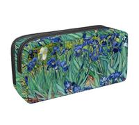 Eslifey Vincent - Estuche para lápices, diseño de lirios de pintura de gran capacidad, Multicolor 1, 2.3x8.2x3.9in/6x21x10cm, Estuche de belleza