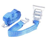 Eslinga de Amarre con Carraca 3,5M+0,5M | 35mm LC1000 Dan BS2000kg | Gancho Cerrado en JJ | Homologación EN12195-2 | Certificado TÜV-GS | Poliester Alta Resistencia