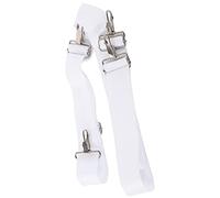Eslinga de Batería de Nailon, Correa de Tambor de Caja, Color Blanco, sin Esfuerzo, en Forma de X, Antideslizante, 4 Ganchos para Puesta en Escena para Reemplazar