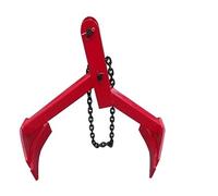 Eslinga de cadena, 0.36Ton-0.5Ton Tipo CC-K Abrazadera de tambor de aceite de hierro Clip elevador Cubo de plástico Barril Tanque de aceite Can de cadena(40070006)