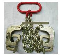 Eslinga de cadena, 1 tonelada for elevador de tambor de hierro de 2 barriles, abrazadera colgante de Clip, gancho de eslinga de cadena de barril de tambores(40020031)