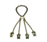 Eslinga de cadena, Eslinga de cadena, 2 toneladas, 4 garras, elevador de tambor de hierro, abrazadera, cubo, barril, tanque de aceite, lata, eslinga de cadena(40020005)