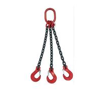 Eslinga de cadena, Eslinga de cadena, 3Ton-5Tonx0.5- Cuatro patas Elevador de cadena de 4 garras for elevador de tambor Abrazadera Cubo Barril Tanque de aceite Can Eslinga de cadena(5TONX2M)