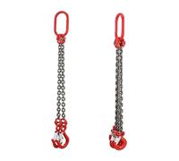 Eslinga de cadena, Eslinga de cadena, eslinga de cadena de elevación, patas de eslinga de combinación de gancho único, piezas de esparcidor, polipastos de cadena 1T 2T 3T 1 metro para seguridad de car