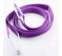 Eslinga de elevación de carga Duplex de poliéster con cinta plana de amarre de poliéster, correa de carga de color, eslinga de manejo de carga, correa de elevación y remolque de servicio pesado