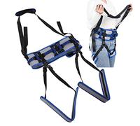 Eslinga de Elevación del Paciente, Eslinga de Transferencia de Asistencia de Pie para Servicio Pesado, Bucles de Nailon Suave para las Piernas Cinturón de Transferencia del Paciente Ayudas para(L)