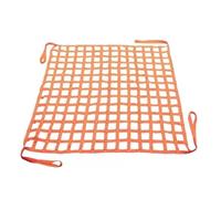 Eslinga de elevación mar.in.a for manipulación de carga a granel, tamaño 1,5 x 1,5 m, malla plana de poliéster naranja, 1 unidad(10cmX10cm WLL2T)