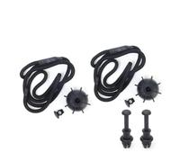 Eslinga de Nailon con cordón para Estante para Paquetes | Polipropileno+IPV Negro(2pcs)