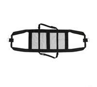 Eslinga de nailon reforzado, báscula colgante ajustable para terneros, corderos y cabras, soporta hasta 100 kg, con anilla en D y hebillas, color negro