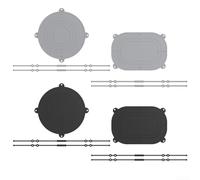 Eslinga de silicona para pan con asas largas para horno holandés, resistente al calor, alfombrilla sin pan, diseñada para un manejo seguro y fácil del pan de masa madre (color negro, 8 pulgadas)