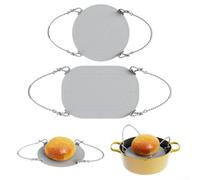 Eslinga de silicona resistente al calor para horno holandés, alfombrilla de pan de mango largo para evitar quemaduras y proporcionar un manejo estable del pan de masa madre (color negro, 9 pulgadas)