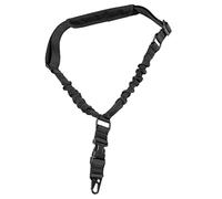 Eslinga Deportiva: Eslinga de Nailon para Exteriores con Correa Ajustable de 1 Punto y hombrera, Color Negro