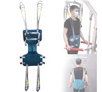 Eslinga para caminar de pie, arnés para caminar asistido por el paciente Ayuda para la rehabilitación Dispositivo de entrenamiento de la marcha Diseño de cintura ajustable para discapacitados médico