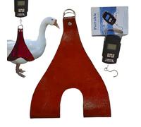 Eslinga para Soporte De Pollo: Juego De Arnés para Pesar Aves De Corral, Par Colgar con Báscula Integrada, Cuna De Manejo Cómoda, Práctico Accesorio De Medición De Ganado Par Pollos, Patos