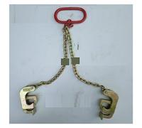 Eslingas De Cadena 1 tonelada for Elevador de Tambor de Hierro de 2 barriles, Abrazadera Colgante de Clip, Gancho de Eslinga de Cadena de Barril de Tambores(40020034)