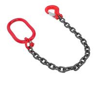 Eslingas De Cadena Cadena de Eslinga elevación Acero al manganeso Grueso for Servicio con Gancho for grúa una Sola Pata, Impermeable